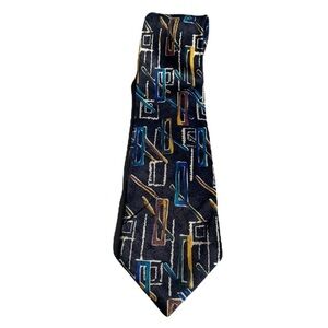 Stefano Milano 100% Silk Handmade in Italy multicolored tie